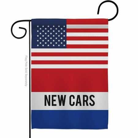 GUARDERIA US New Cars Novelty Merchant 13 x 18.5 in. Double-Sided Decorative Vertical Garden Flags for GU4079950